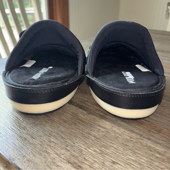 Moon Boot Black Mules Sleek Slip-On Comfort - Picture 8 of 11